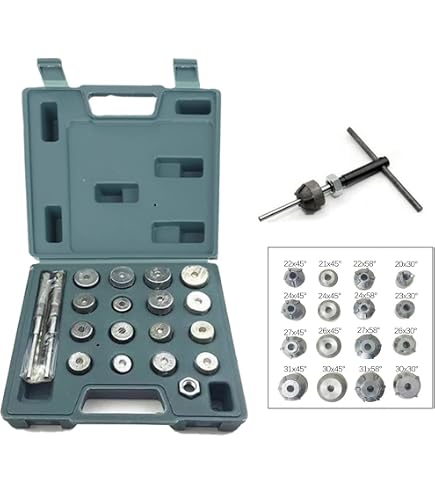 Kit De 29 Pièces Pour Coupe De Sièges De Soupapes - Diamètre 22 à 63 Mm - Pour Moteurs Voitures, Motos, Camions - 8