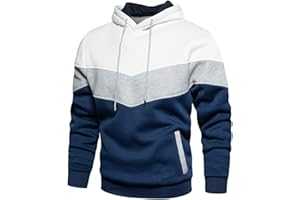 PADOLA Felpa Uomo Felpe con Cappuccio Manica Lunga Semplice Pullover Hoodie