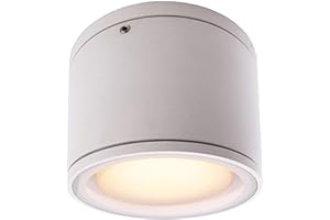 BILL GOFF INC. Faretto soffitto box doccia bagno turco sauna lampada parete LED 6W GX53 Bianco, 2700K