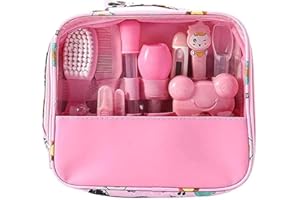 Syangkaitian 13 Pcs Baby Grooming Kit, Infant Safety Care Set,Baby Grooming kit Set Infant Baby Grooming Tools Newborn Manicure Set, Newborn Grooming Set Infant Baby Cares Kit Essential for Home Trave