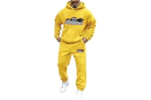 Mfhmom Trapstar Trainingsanzug Set Unisex Y2K 2-Teilig Tracksuit mit Hoodie und Sporthose Streetwear Style Trendiges Jogginganzug für Herren und Damen Buchstaben Druck Lose Sportanzug Outfits