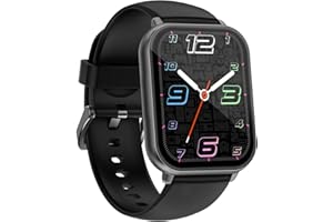 Generico Smartwatch per uomo e donna, cardiofrequenzimetro, SpO2, impermeabile IP68, 100+, orologio sportivo, contapassi, monitor del sonno per Andorid iOS