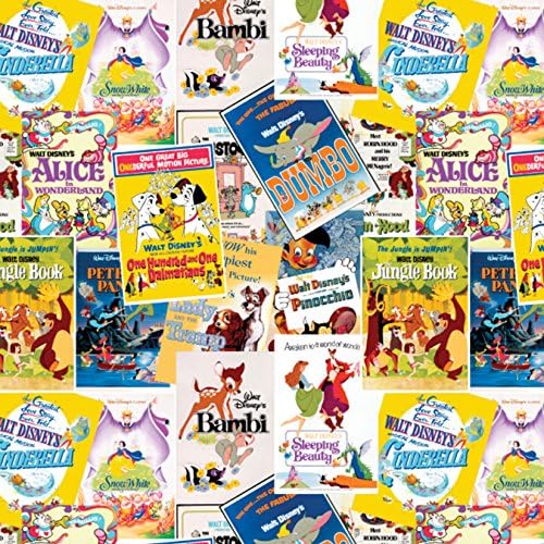 Springs Creative Disney-Posters 43/44" Wide 100% Cotton D/R-The Greatest Love Story Ever Told-15 Yards