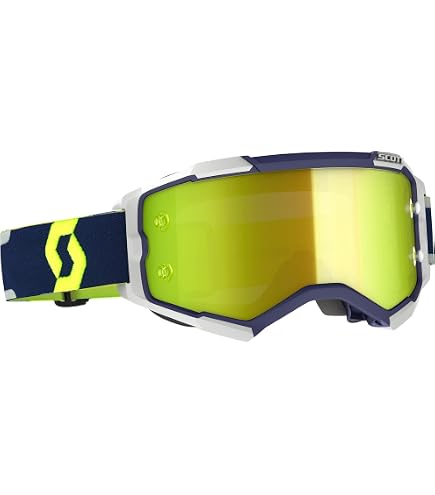 Occhiali Moto Cross Enduro Scott Primal Rosso Lente Chiara Vendita