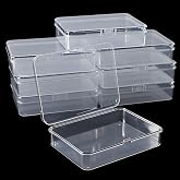 MHwan 8 Pieces Small Plastic Storage Boxes, Stackable, BPA-Free | Sturdy and durable, for small items, handmade beads, button