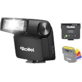 Rollei Flashy ONE Mini lampa błyskowa do aparatu fotograficznego GN 16 z wyświetlaczem LCD Czas ładowania 0,01~2,5 s, uniwers