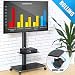 Produktbild FITUEYES Universal Mobile TV Wagen TV Ständer Drehbar höhenverstellbar 32 bis 65 Zoll LED LCD TV Plasma Schwarz TT206503GB