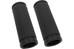 VIAUMBR Poignées de vélo de 85 mm - En caoutchouc antidérapant - Convient pour guidon avec poignée tournante