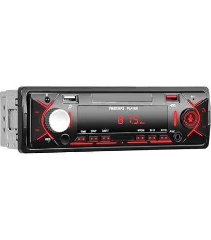Inefala Autoradio 1 Din écran avec CarPlay sans Fil et Android Auto