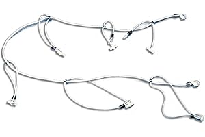 Osculati Mille-pattes pour attacher la grande voile sur la bôme 2m 3m