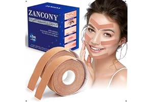 zancony Face Tape Face Lifting Tape Anti Falten Patches Gesichtstape Gegen Falten Nasolabialfalten Krähenfüße Crow's Feet Tape Gesicht Falten Face Tape für Straffung Hypoallergen
