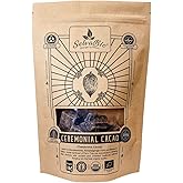 Organic Ceremonial Grade Cacao - 100% Raw Criollo Variety from Farmers and Ashaninka & Nomatsigenga Tribes in Peru, 250g