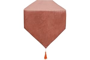 BALCONY & FALCON Runner da Tavolo, Runner per Cucina Impermeabile Runner Tavolo Moderno Antimacchia Runner per Mobili con Nappa per Casa Festa Natale Ristoranti Runner per Tavolo