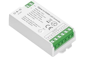 BTF-LIGHTING Zigbee 3.0 C04Z Controllore LED Supporto 5 pin (+V R G B W) RGBW Colore PWM Striscia LED Lampadina Compatibile con Echo Plus Philip H-UE Home-kit Gateway DC5V/DC12V/DC24V Max 15A