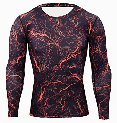 TieNew Fast Dry Compression Base Layer Men’s Training Top Workout T-shirt Long Sleeve Gym Shirt,Men's Compression Sports T-Shirt Long Sleeve Fast Dry Tops Base layers