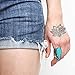 Tattify Tradtional Style Lotus Temporary Tattoo - Lotus Eater (Set of 2)