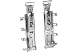 Evotrade - Coppia Di Attaccaglie Invisibili Regolabili TRASER-6 Per Mobili Sospesi Con Kit di Montaggio Completo Certificato DIN 68840 - Alta Qualità Made in Indaux Spagna