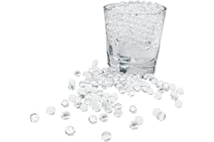 KONFEN Perlas de Agua, 20000 Bolas de Gel Transparentes, 100g Bolas Hidrogel Perlas de Gel Bolitas No Tóxico Water Beads para Planta Flores Decoración (Transparentes)