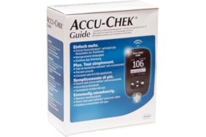 ACCU-CHEK NUEVO ACCU CHEK GUIDE - Kit Glucómetro para la piel sensible Medidores de Glicemia