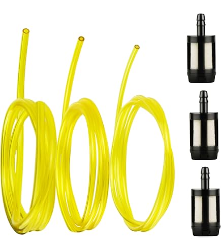 Tubo Per Benzina 5mm X 8mm (5 Metri) – Trasparente, Per Motoseghe E Tosaerba, Resistente A Olio E Usura