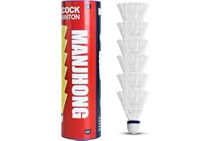 ‎MANJHONG MANJHONG Federbälle Nylon Badminton Bälle für Anfänger, Freizeit, Training, Indoor und Outdoor Spiele