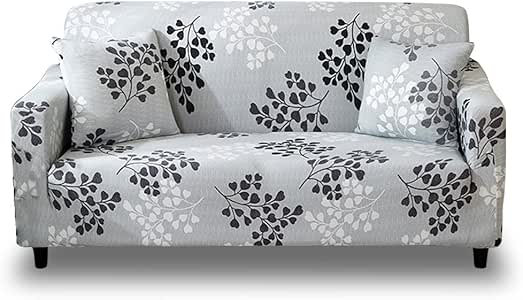 Hotniu Stretch Sofa Slipcover 1 Piece Polyester Spandex Fabric