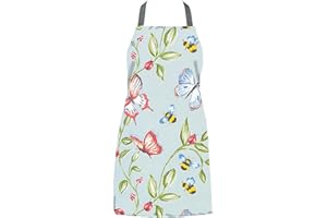JOLEE TABLECLOTHS Jolee... Fabrics Wipe Clean PVC Coated Aprons - 100% Cotton Oilcloth - Adults and Childrens Sizes - Easy to Clean and Splash Proof Apron