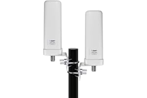 JARFT J5GMB-5-OMOA 5G Antenne inkl. 5m Antennenkabel - 5dBi, LTE / 5G Rundstrahl- Außenantenne, 2x2 MIMO, passend zu vielen 5G Router Modellen