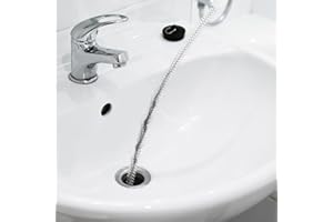 Clundoo 2 Stück Reinigungsbürsten für Abwasserkanäle, Rohrreiniger Haare Entferner, Drain Reinigungsbürste für Küchen,Badezimmer, Entfernen Langer Haare, 45 cm