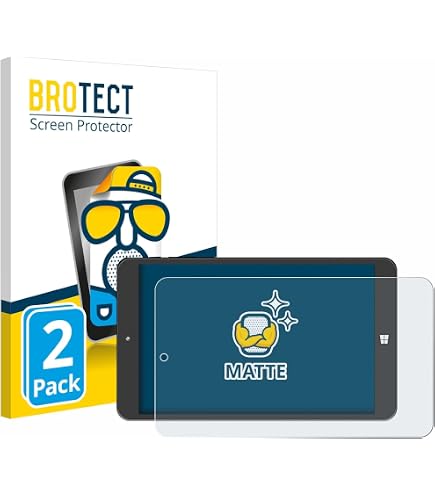 Protection écran Anti-reflet Brotect Pour Idmedia 8 - Lot De 2 Films Mats, Anti-rayures, Anti-traces