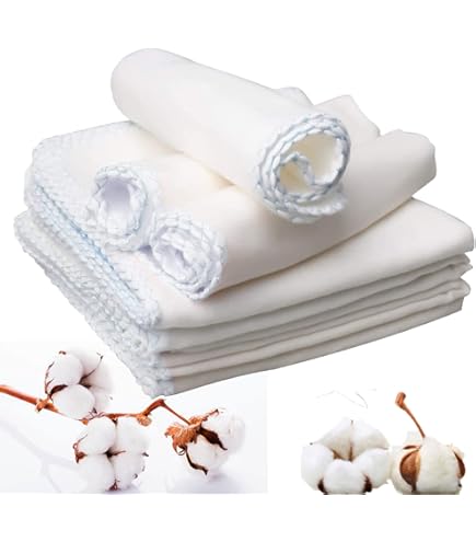 Katoenen mousseline double gauze, licht pastelgroen | Stoffen Hemmers