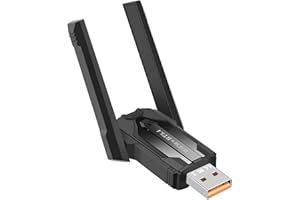 CALONNY Adaptador WiFi 6 Bluetooth 5.4 USB 2 en 1, doble banda 2,4/5 GHz ax900 Mbps para PC/portátil/escritorio, adaptador WiFi Bluetooth mini USB sin controlador, compatible con Windows 7/10/11