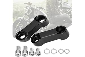 OUBESTY Motorcycle Mirror Extenders 10mm 8mm Motorcycle Rearview Mirror Adapter Kit Mirror Riser Mirror Lift Motorcycle Long Rearview Mirror Extender Riser Mount Extender