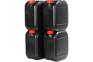 HARD Garrafa bidón plástico 10 litros Negra homologado ADR boca ancha ideal para agua gasolina químicos depósito aire acondicionado camping furgoneta camper (4)