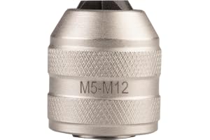 NEO TOOLS chuck för gängborr, gängad skärning borrchuck, verktygshållare, sladdlös skruvdragar/borrmaskin, gängtadapter 1/4 tum, för gänga M5-M12, CrV