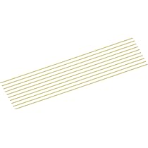 Lot De 4 Tiges Rondes En Laiton 6,5 Mm X 305 Mm - Tiges Solides Pour Bricolage, Modélisme, Voitures, Avions, Hélicoptères - 9