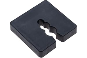 KEPLE Spacing Packing Flat Shims for DIY – Packer Spacer Wedge for Furniture, Leveling, Spacing Tiles, Door, Windows, Installation, and Uneven Surfaces - (Pack of 25) Plastic Frame Color-Coded 50x50x10mm