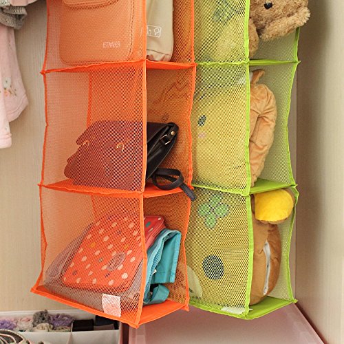 yingku Haushalt zum Aufhängen Handtasche Taschen Halter Kleidung Schuh Schrank Rack Collection Über der Wand Tür Lagerung Organizer Weiß - 5
