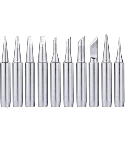 Kit De 12 Pannes De Fer à Souder 900M - Pointes De Soudure En Cuivre Pour Stations Hakko, Atten, Radio Shack - Types K, B, I, C, D