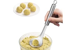 Köttbullsmakare Non-stick långskaftsform | Köttbullsmakare med flera praktiska hål Köksredskap skopa verktyg långt handtag form för non-stick matlagning middag