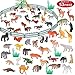 Produktbild Spielzeug Geschenke für 3-8 Jährige Mädchen Jungen, Mini-Spielzeug Safari-Party Liefert Gefälligkeiten für Kleinkinder Kinder Jungen Mädchen Geburtstagsgeschenke Bevorzugungen Zubehör Kinderpreise