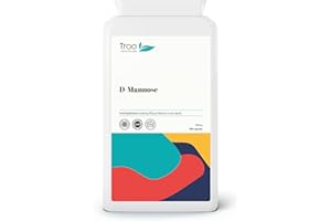 Troo Health Care D-Mannose Supplement 500mg - 180 Capsules - Daily Vegan Friendly Support for Men & Women - UK Manufactured to GMP Standard