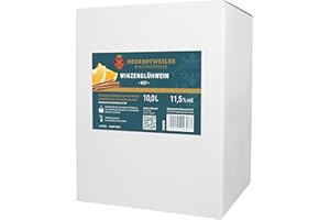 ‎OBERROTWEILER WINZERVEREIN EG Oberrotweiler Wein-Box Glühwein 10 Liter - Winzerglühwein aus Rotwein Cuvée (11,5% vol.) mit fruchtig würziger Note & weihnachtlichen Gewürzen (1 x 10l Bag-in-Box)