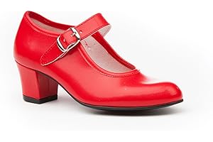 ANGELITOS Zapatos Flamenca para Niña y Mujer, Mod. 302, Calzado Made in Spain