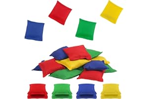 Flintronic Cornhole påsar, sittsäckar kasta, rolig sportspel, böna väska, Toss Game, färgglad sittsäck, för festspel, utomhus