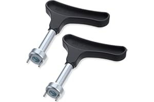 HaiFafafaing 2 Pcs Golf Shoe Spike Wrench - Two Pin Universal Golf Spike Removal Tool - Comfortable Grip Durable Construction Hand Held Wrench for Cleat Remover and Installation