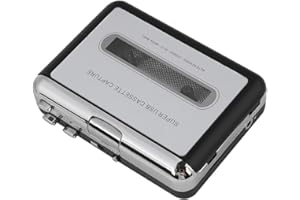 BEWINNER Lecteur de Cassettes Portable, Lecteur de Cassettes en MP3 Lecteur de Cassettes avec écouteur, Capture de Cassette USB Cassette vers Un Lecteur de CD Enregistreur de Cassettes
