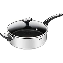 Tefal Simple Cook Koekenpan 3 Stuk, Non-Stick Koekenpan Set, Zwart