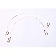 ADDGRIP Gold Color, Transparent Chain, Ear Chain for Earrings, Invisible Ear Chain, Ear Chain, Ear Chain for Women, Earring Chain for Heavy Earrings, (Only Buy from ADDGRIP Seller) - 1 Set of 2 Pairs
