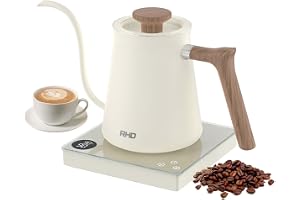 Vattenkokare med Svanhals 0,6 L, 1000W Rostfritt Stål 304, Premium